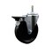 Service Caster 5'' Phenolic Wheel Swivel 7/16'' Grip Ring Stem Caster with Brake SCC-GR20S514-PHS-PLB-716138 - alternate 1